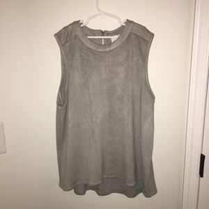 suede flowy tank worn once or twice
